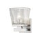 Z-Lite Astor 1 Light Wall Sconce, Brushed Nickel & Clear 1936-1S-BN - alternate 1